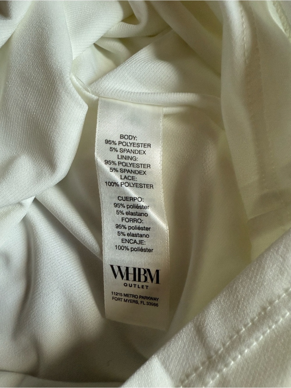 White House Black Market White Lace Yoke Long Sleeve Blouse NWT 70.00 - Picture 6 of 6